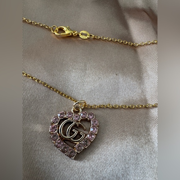 Gucci zipper-pull heart pendant charm necklace - Picture 3 of 7